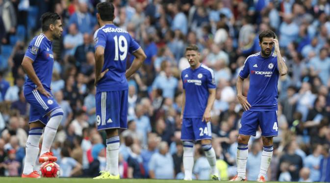 Chelsea digilas 0-3 oleh Manchester City (Reuters/Carl Recine)