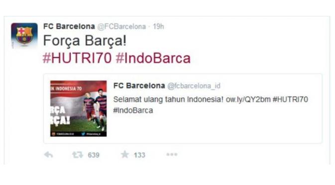 FC Barcelona | via: twitter.com