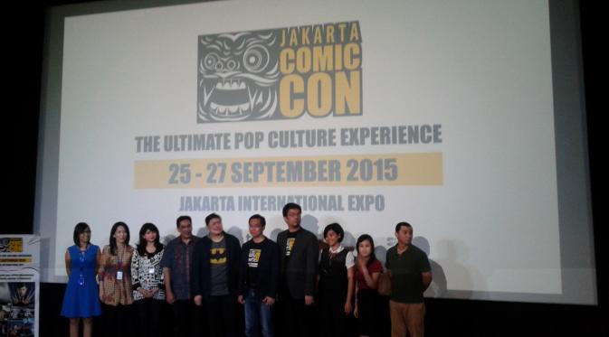 Konferensi Pers Jakarta Comic Con. (Foto: Ruly Riantrisnanto)