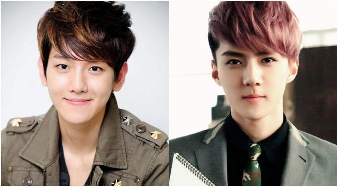 Baekhyun dan Sehun EXO