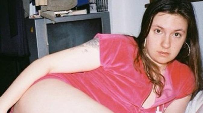 Lena Dunham. | via: stickyday.com