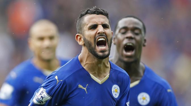 Selebrasi Mahrez