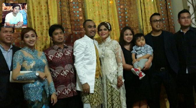 Foto pernikahan mantan suamia Ayu Ting Ting, Enji yang dilangsungkan di Palembang. (via Path Karebet Pramudiarto)