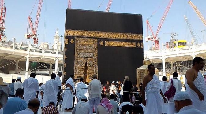 Perluasan Masjidil Haram, Mekah, Arab Saudi. (Liputan6.com/Wawan Isab R.)
