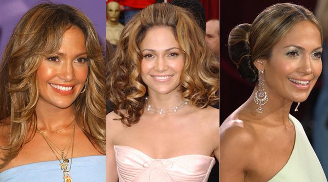 Jennifer Lopez berubah dari masa ke masa. (foto: berbagai sumber)