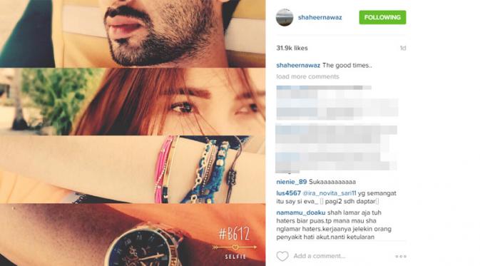 Sumber foto: Instagram Shaheer Sheikh 