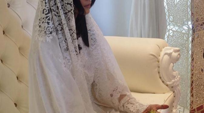 Kirana Larasati saat di pelaminan (Instagram/@kiranalarasati)