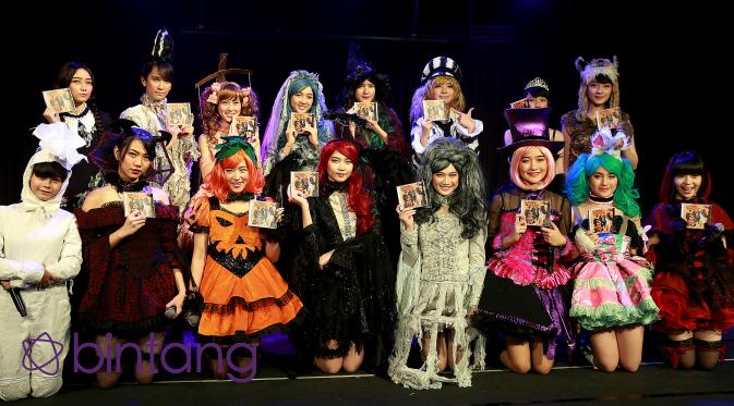 Foto JKT48 Launching Single ke-11 'Halloween Night' (Wimbarsana/bintang.com)
