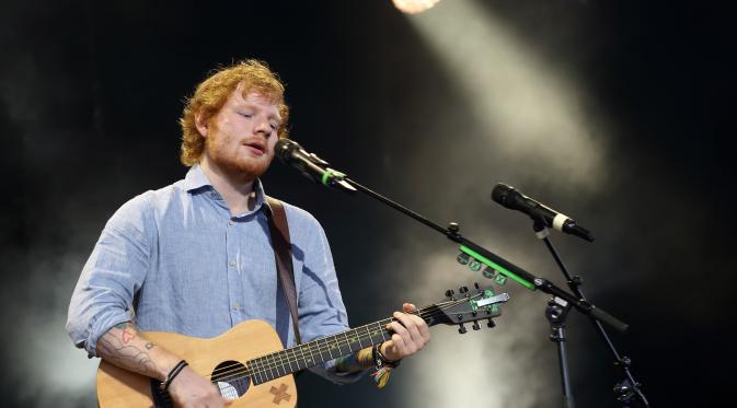 Ed Sheeran. (Bintang/EPA)