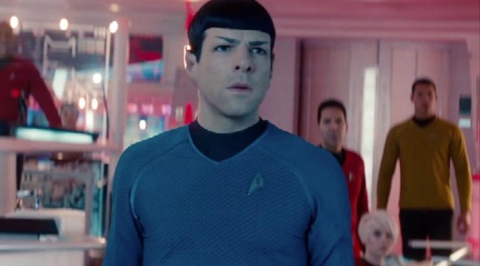 Zachary Quinto sebagai Mr. Spock dalam Start Trek (reelz.com)