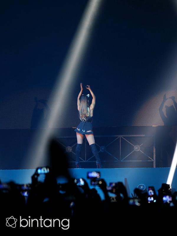 Konser Ariana Grande 'The Honeymoon Tour' (Foto: Galih W. Satria/Bintang.com)