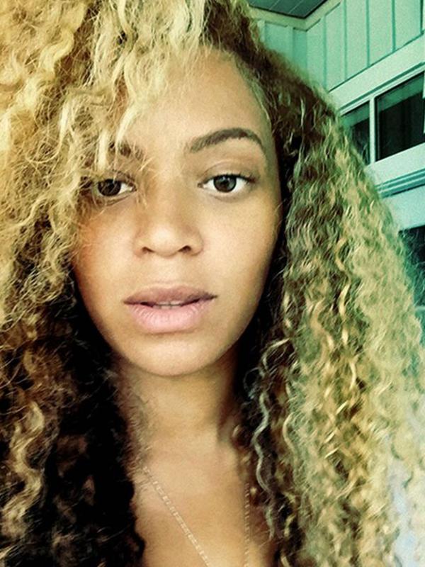 Wajah Beyonce tanpa make up. (foto: mirror.co.uk)