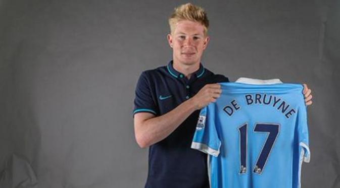 Kevin De Bruyne resmi bergabung dengan Manchester City (ManCity)