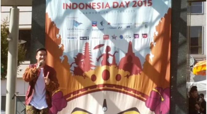 Vidi Aldiano di acara Indonesia Day 2015 di San Francisco, AS. (dok.KJRI San Francisco) 