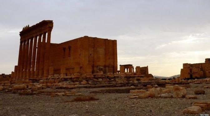 Kuil Bel atau Temple of Bel di Palmyra. (Reuters)