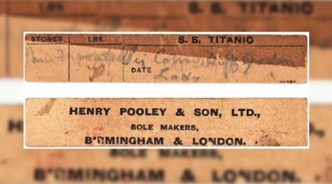 Tiket timbangan badan di Turkish Bath yang ada di kapal Titanic (Credit: Lion Heart Autographs)