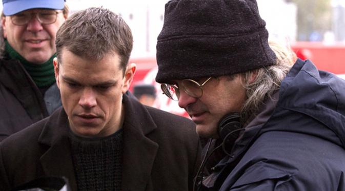 Matt Damon dan Paul Greengrass. foto: empire online
