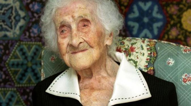 Jeanne Calment meninggal dunia pada usia sepuh, 122 tahun dan 164 hari (Reuters)