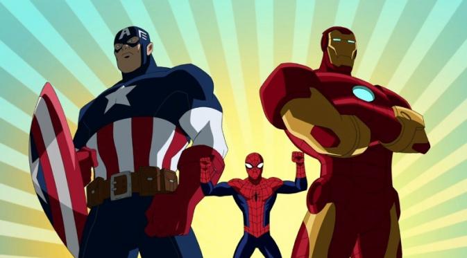 Captain America-Spiderman-Iron Man. (foto: wallconvert.com)