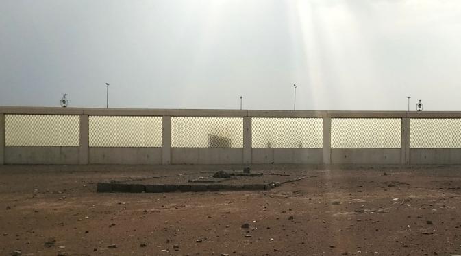 Bagian dalam area pemakaman Jabal Uhud, Kota Madinah, Arab Saudi. (Liputan6.com/Wawan Isab Rubiyanto)