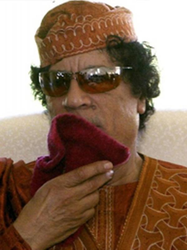 Muammar Gaddafi | via: myfirstclasslife.com