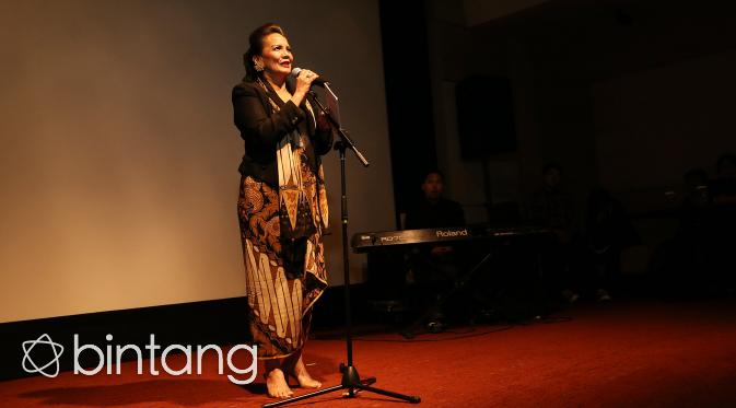 Christine Hakiem di acara 10 Years Personal Journey of Reza Rahadian (Galih W. Satria/Bintang.com)