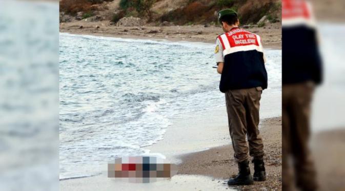 Jasad Aylan Kurdi ditemukan di pesisir pantai Turki. Fotonya mengguncang dunia (Reuters)