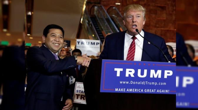 Ketua DPR Setya Novanto hadiri kampanye bakal calon presiden AS, Donald Trump. (Business Insider)