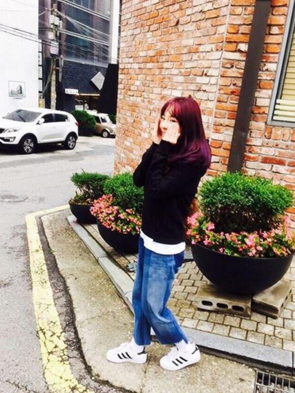 Warna rambut Dara (Instagram/@daraxxi)