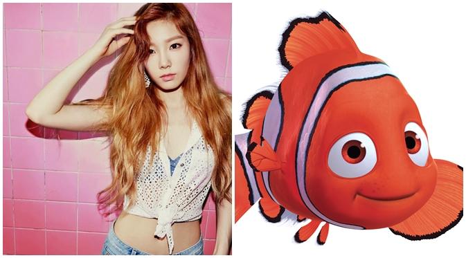 Taeyeon SNSD dan Nemo (kolase by Bintang Pictures)