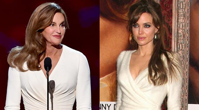 Caitlyn Jenner dan Angelina Jolie. (foto: eonline)