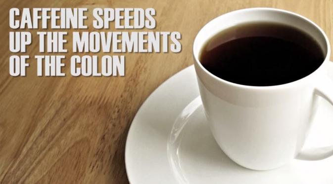 Kafein bisa mempercepat gerakan usus besar. (Via: youtube.com/BuzzfeedVideo)