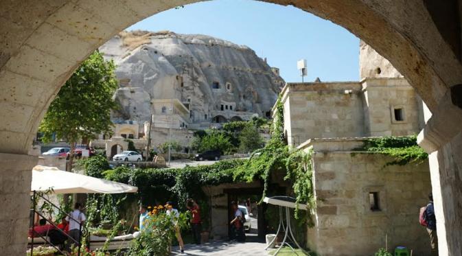Cappadocia, gua batu yang kini menjadi objek wisata heritage di Turki.
