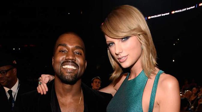 Taylor Swift dan Kanye West. (foto: time.com)