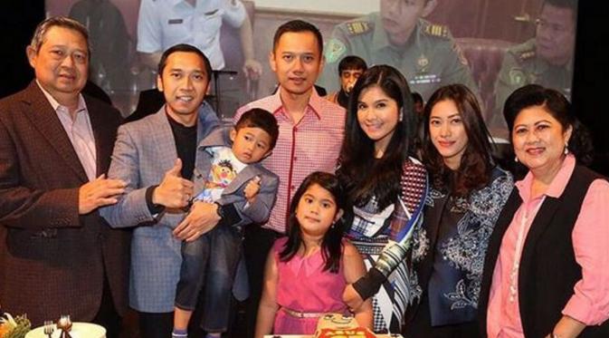 Agus Yudhoyono dan keluarga (Instagram/@agusyudhoyono)