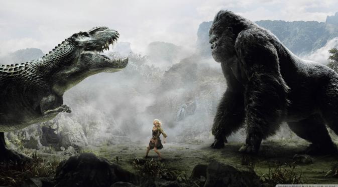 King Kong dan Godzilla. Foto: via vcpost.com