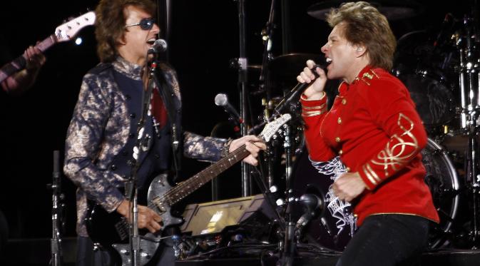 Richie Sambora & Jon Bon Jovi (Bintang/EPA)