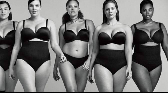 Gerakan ini akan membangun kepercayaan diri yang besar bagi wanita bertubuh gemuk. | via: mic.com