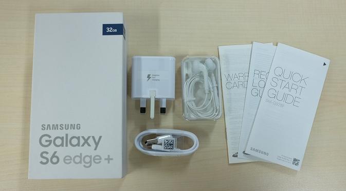 Kelengkapan Samsung Galaxy S6 Edge Plus (liputan6.com/Iskandar)
