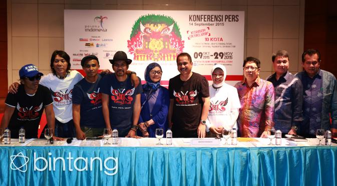 Slank dan Bpk. Arief Yahya, Menteri Pariwisata RI (Foto: Wimbarsana/Bintang.com)