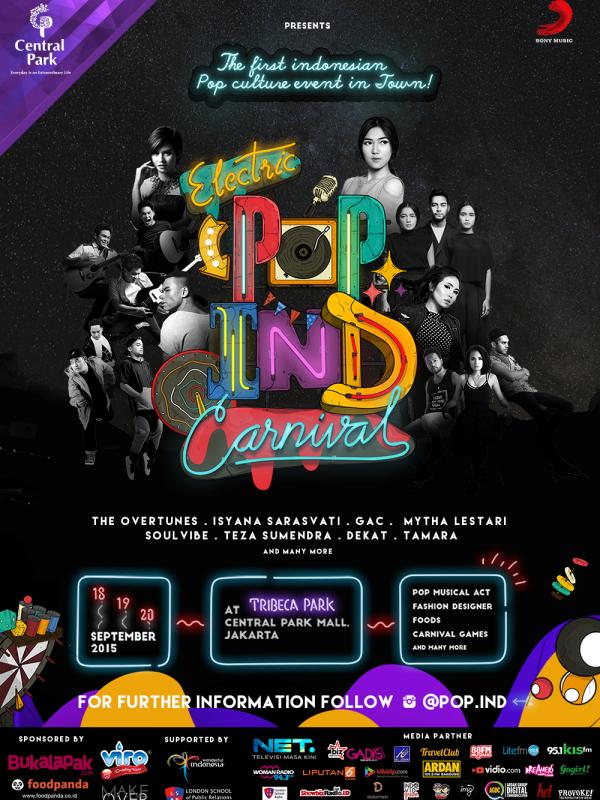 Electric POP IND Carnival merupakan festival pop culture pertama Indonesia.