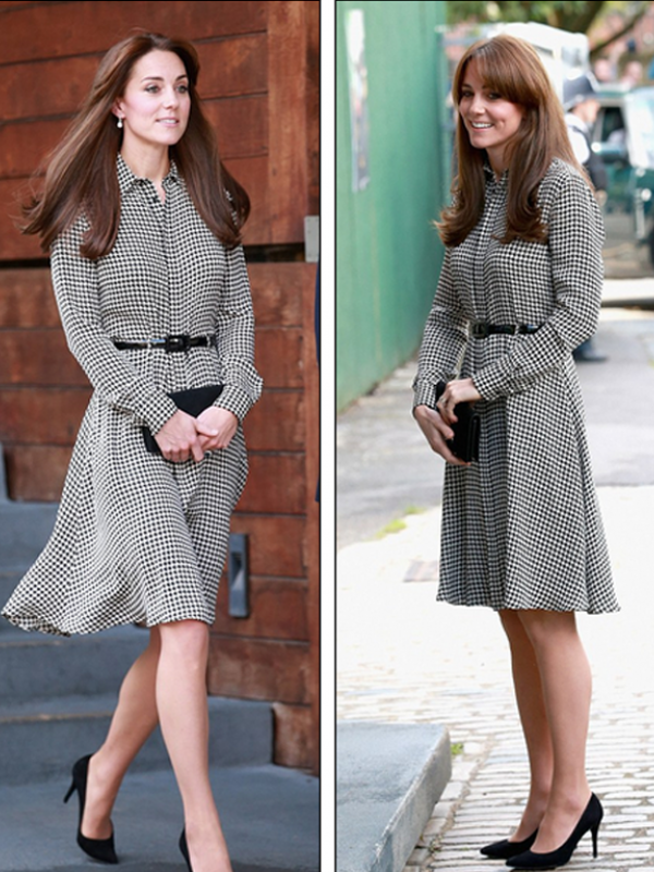Memulai kembali tugas kerajaannya Kate Middleton hadir dengan tampilan poni barunya