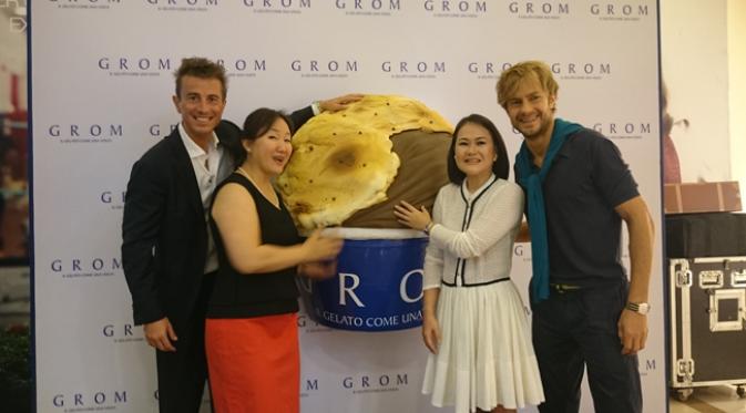  Grom Gelato memilih Indonesia untuk gerai pertamanya di Asia Tenggara