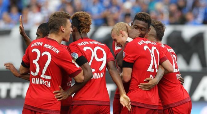 Coman dan Vidal mencetak gol guna membantu Bayern mencukur Darmstadt 98  (AFP)