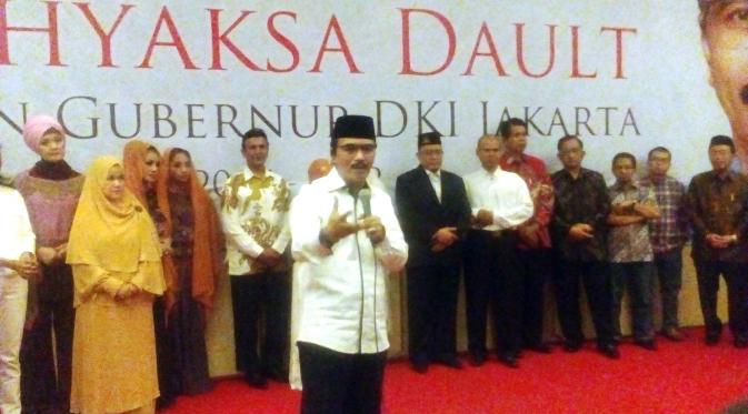 Adhyaksa Dault didaulat menjadi bakal calon Gubernur DKI Jakarta 2017 oleh wadah para tokoh publik dan masyarakat, Forum Peduli Jakarta.