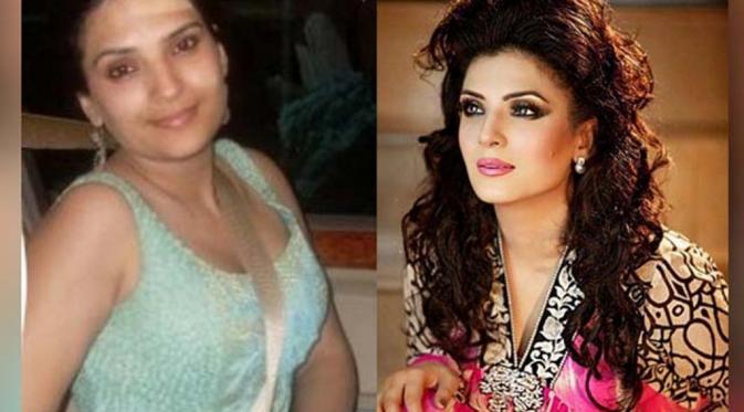 Tanpa Makeup Inilah Wajah Reshan, Artis Pakistan | via: ABC News Point