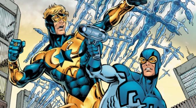 Superhero DC, Booster Gold dan Blue Beetle. (comicsbeat.com)