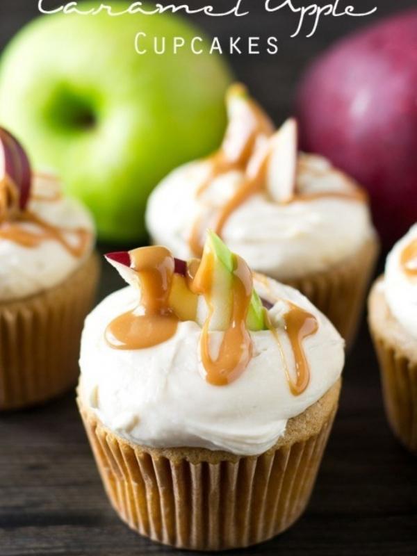 Cupcakes karamel apel. (Via: tasteoflizzyt.com)