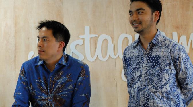 Waizly Darwin, SMB Lead Facebook Indonesia dan Andy Hwang, Head of SMB Facebook Asia-Pasific (Liputan6.com/Jeko Iqbal Reza)