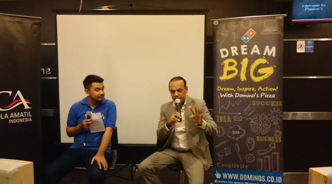 Coca Cola dan Domino's Pizza berkolaborasi memberikan sharing ' Big Dream' untuk anak muda berani bermimpi lebih besar